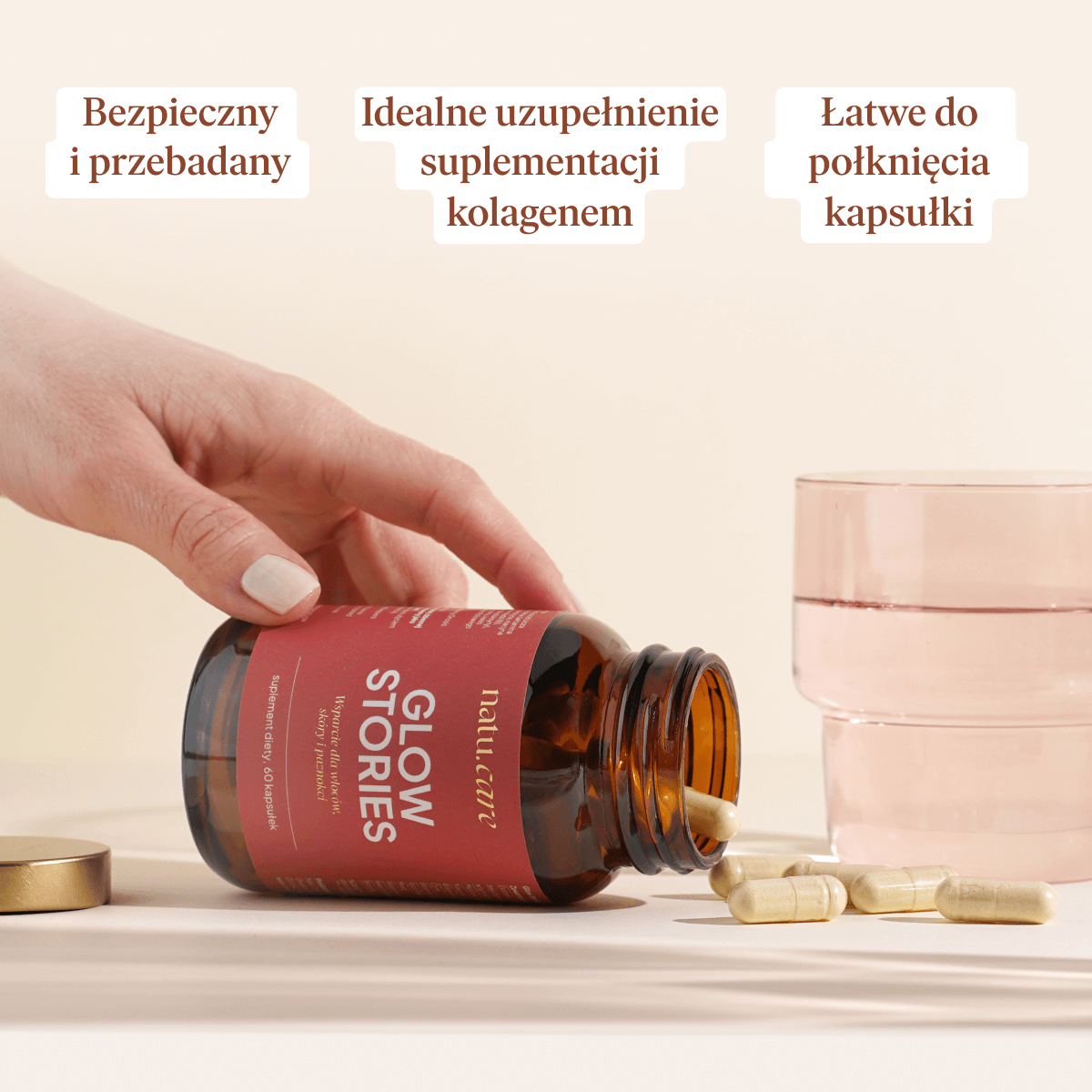 Collagen Booster Glow Stories: Skóra, włosy, paznokcie