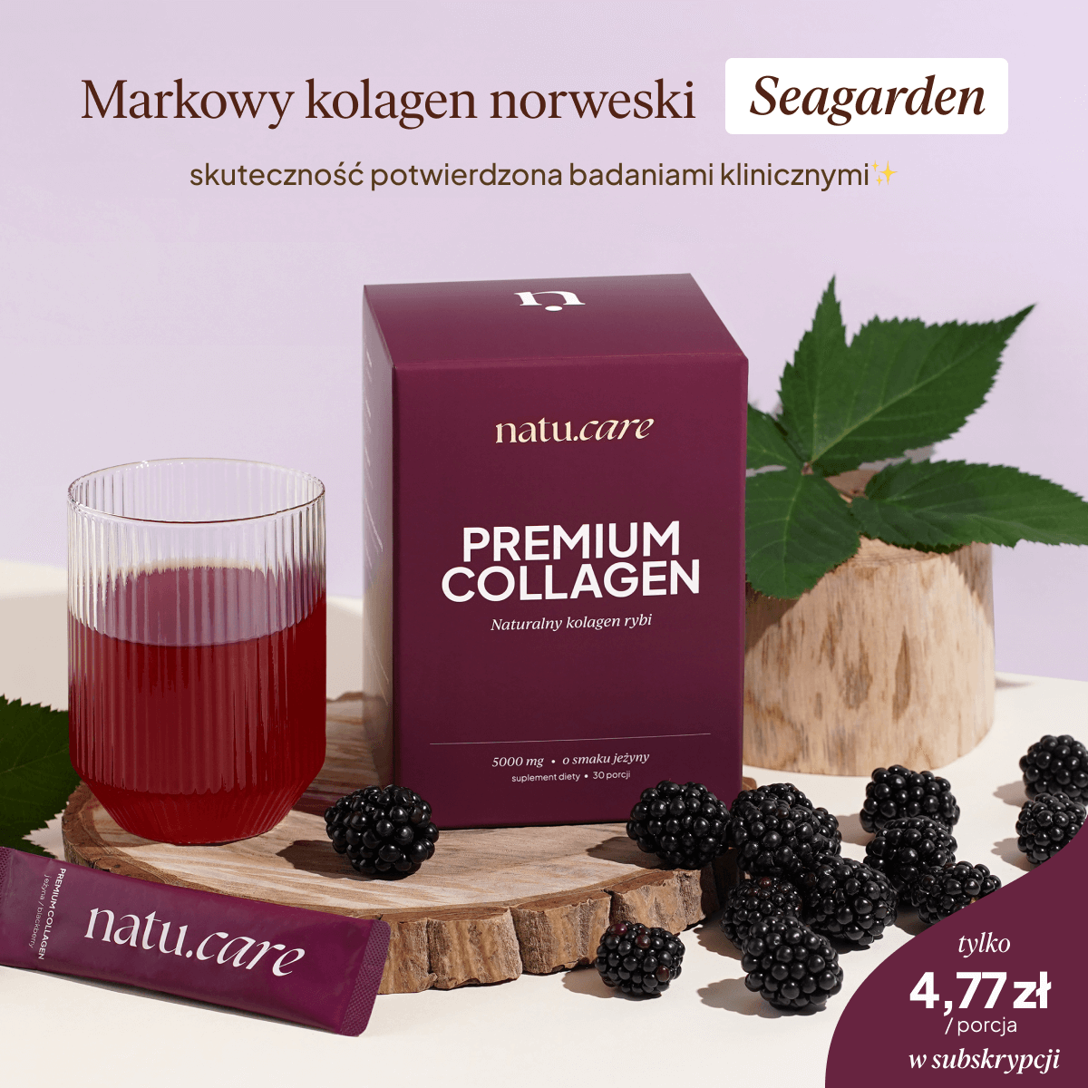 Kolagen Premium 5000 mg, jeżyna