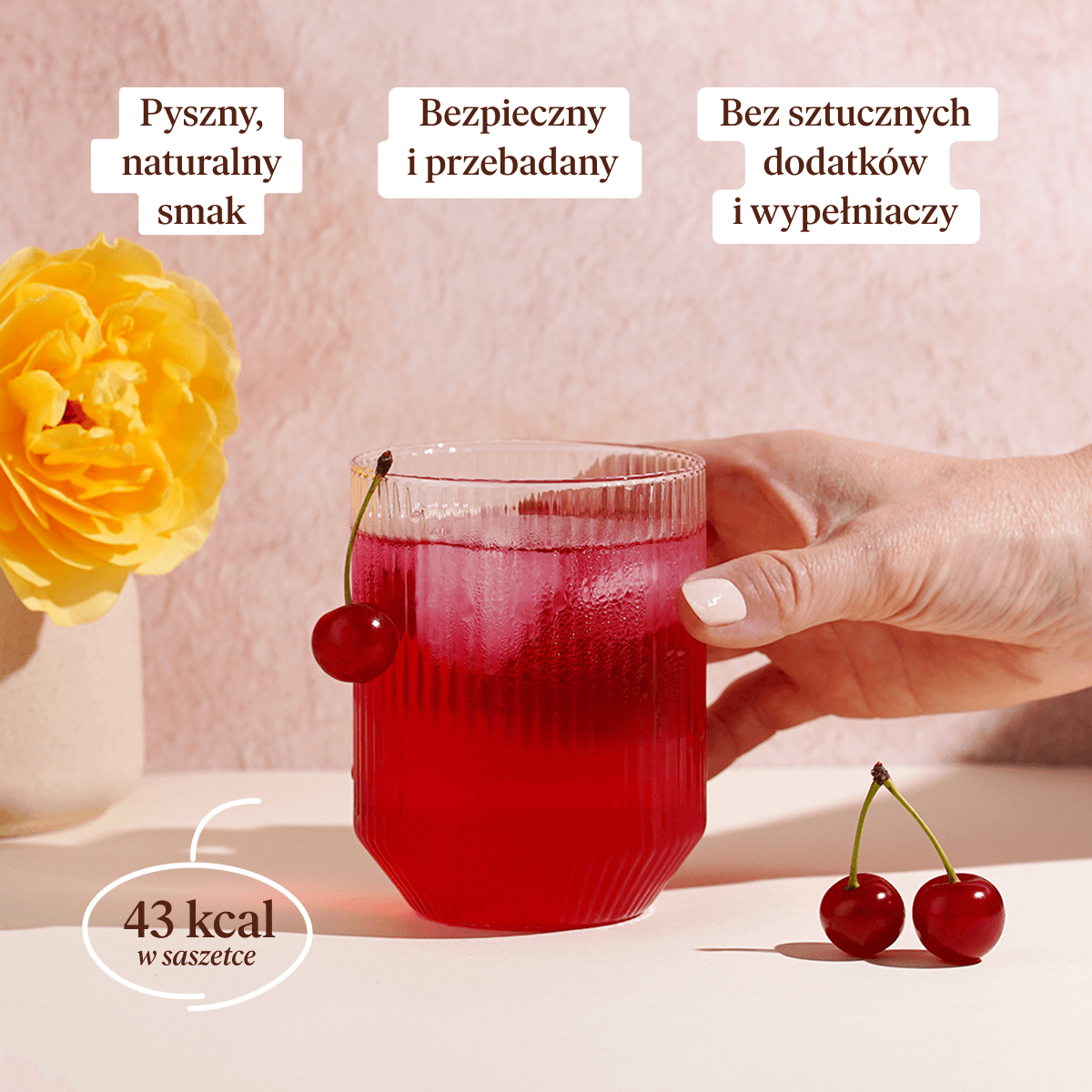 Kolagen Premium Sport 10000 mg, wiśnia