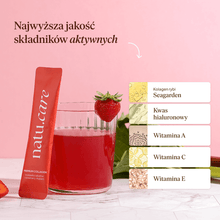 Kolagen Premium 5000 mg, truskawka-rabarbar: tester 3 saszetki