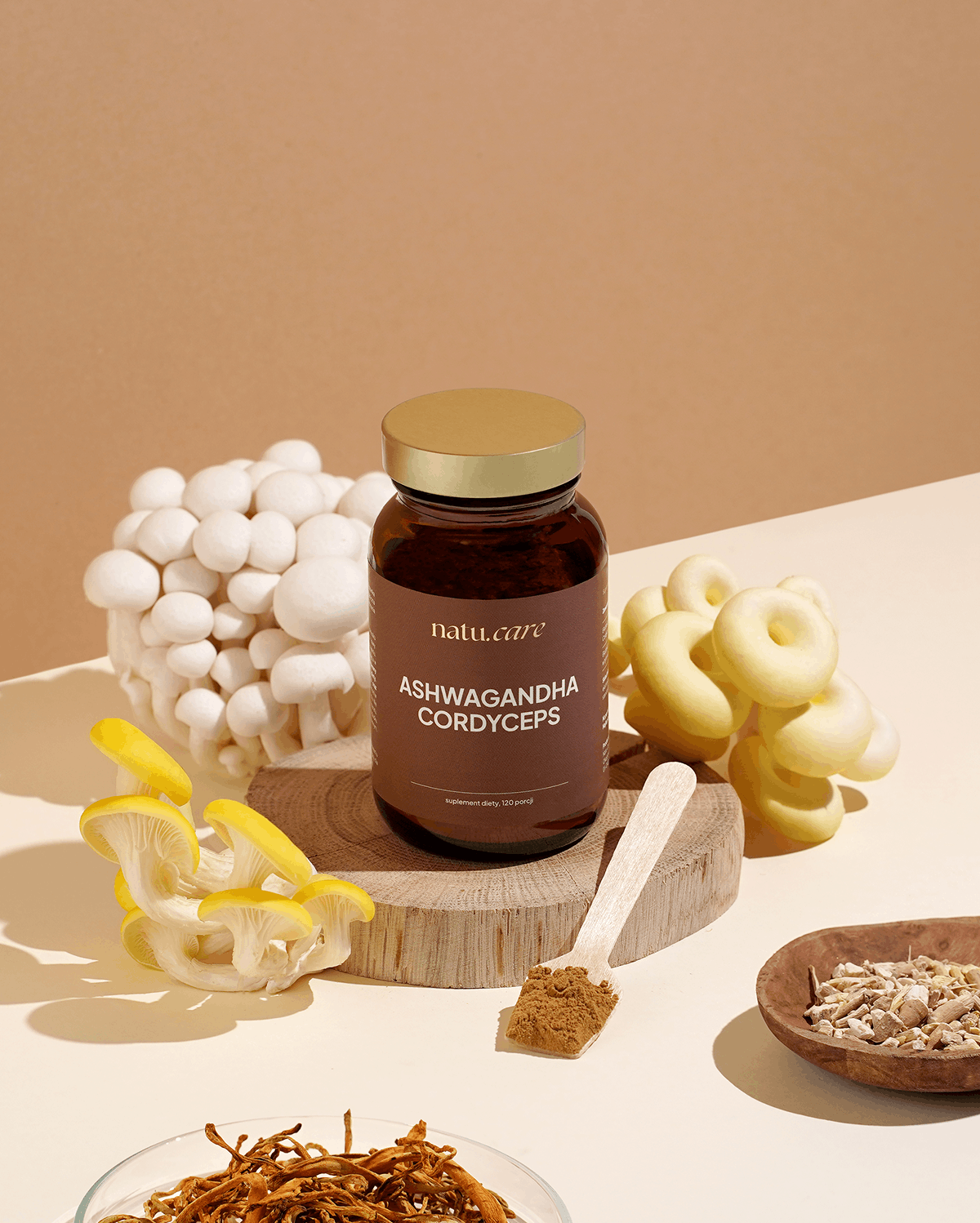 Adaptogeny: Ashwagandha & Cordyceps