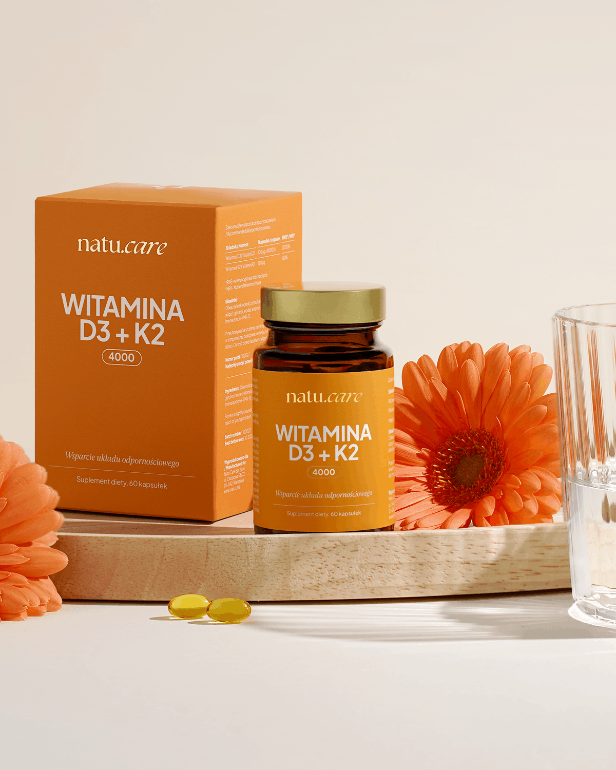 Witamina D3 4000 IU + K2 MK-7