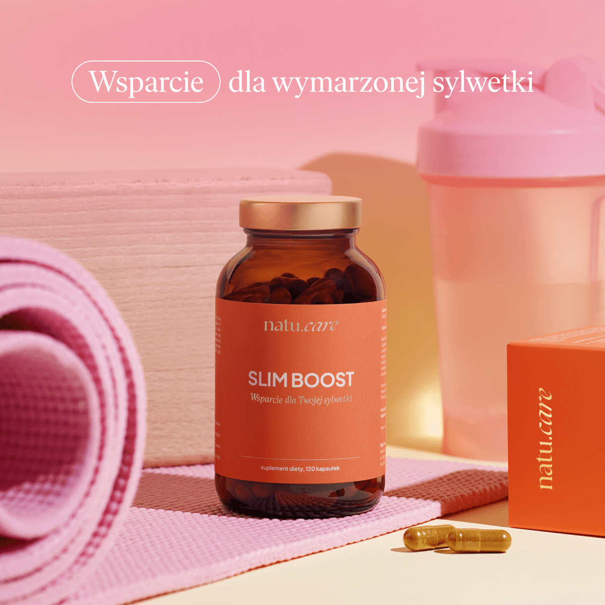 Slim Boost, kapsułki - Kształtowanie sylwetki - 3 miesięczna kuracja