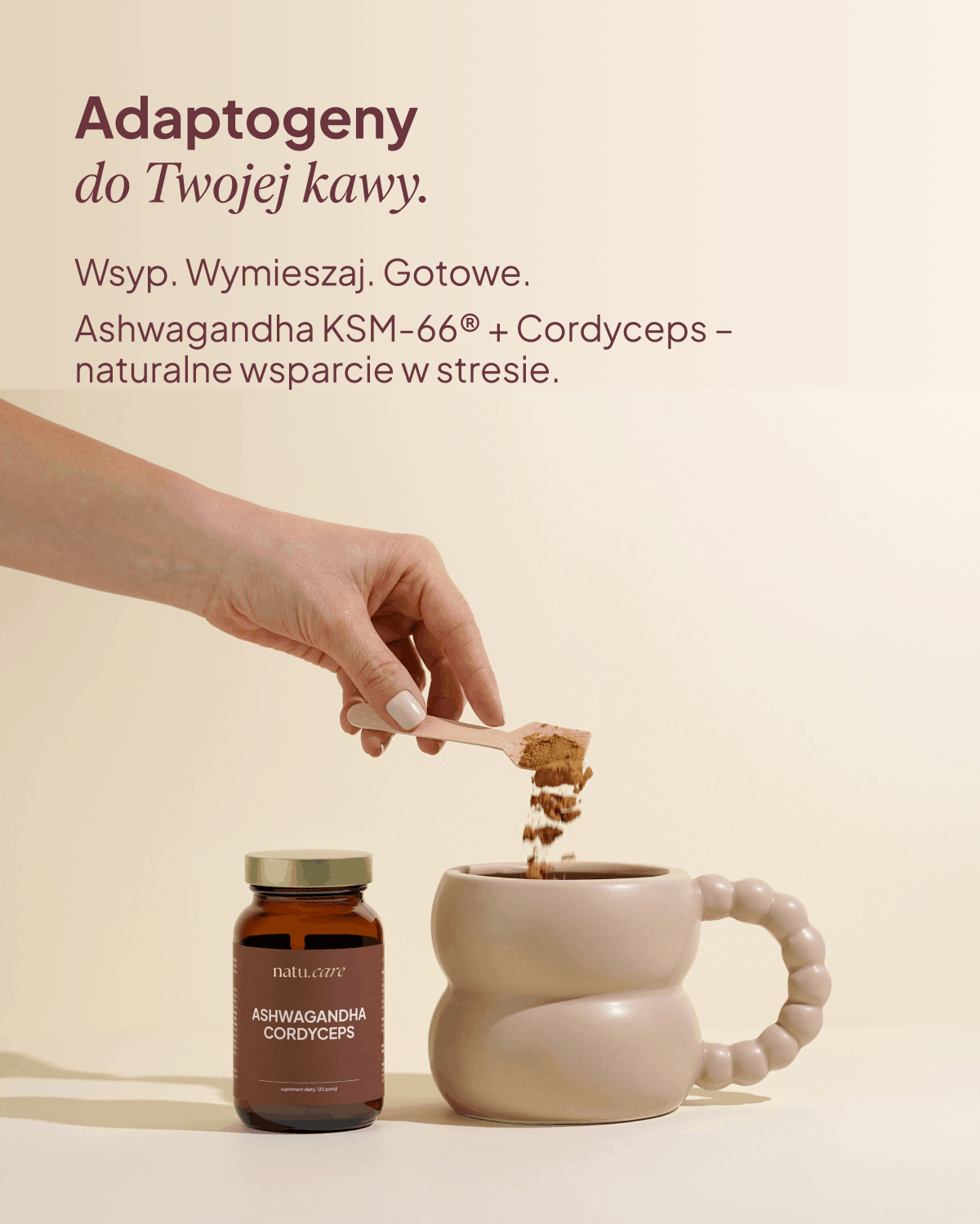 Adaptogeny: Ashwagandha & Cordyceps