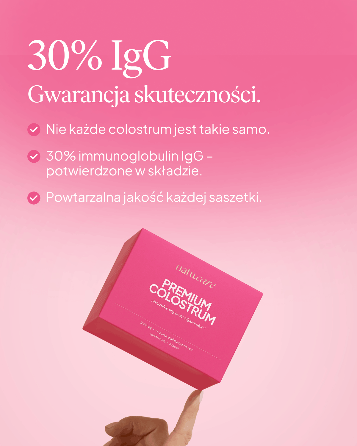 Premium Colostrum, malina-czarny bez