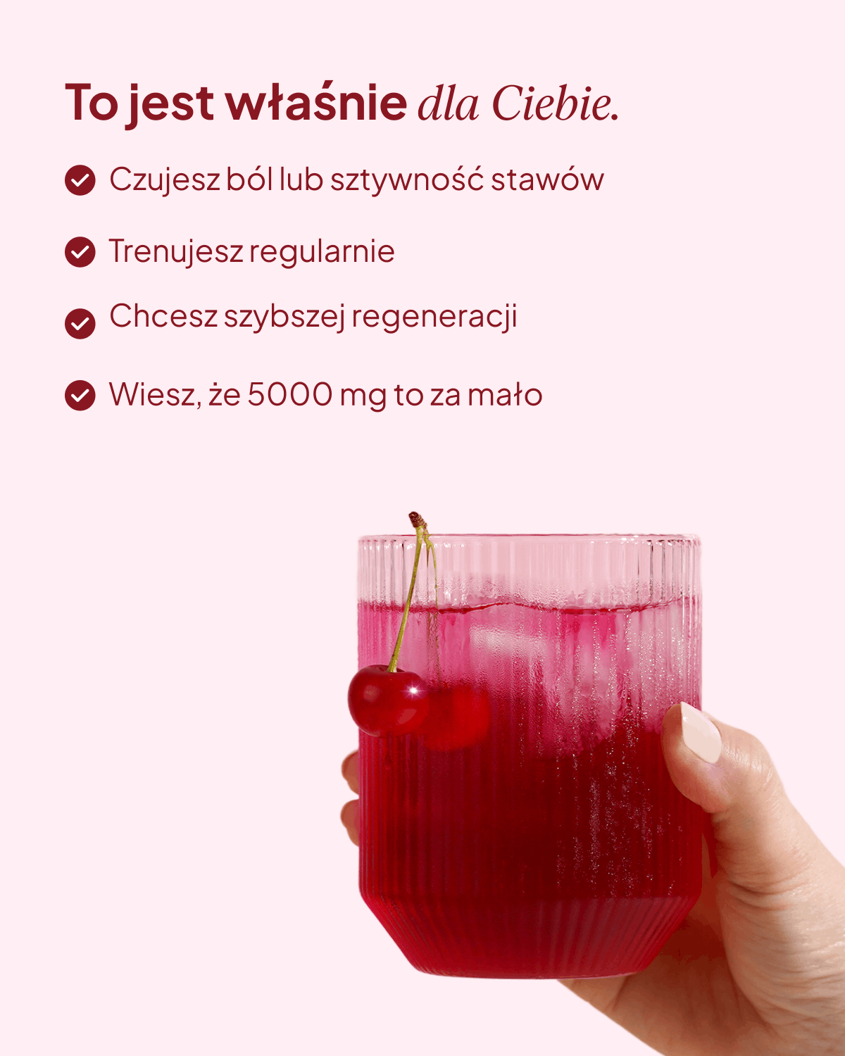 Kolagen Premium Sport Wołowy 10000 mg, wiśnia - 3 miesięczna kuracja
