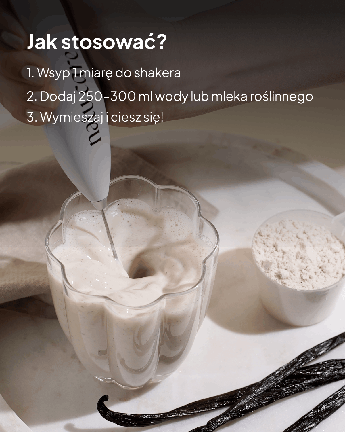 Białko Slim Protein, Wanilia Bourbon - 3 miesięczna kuracja