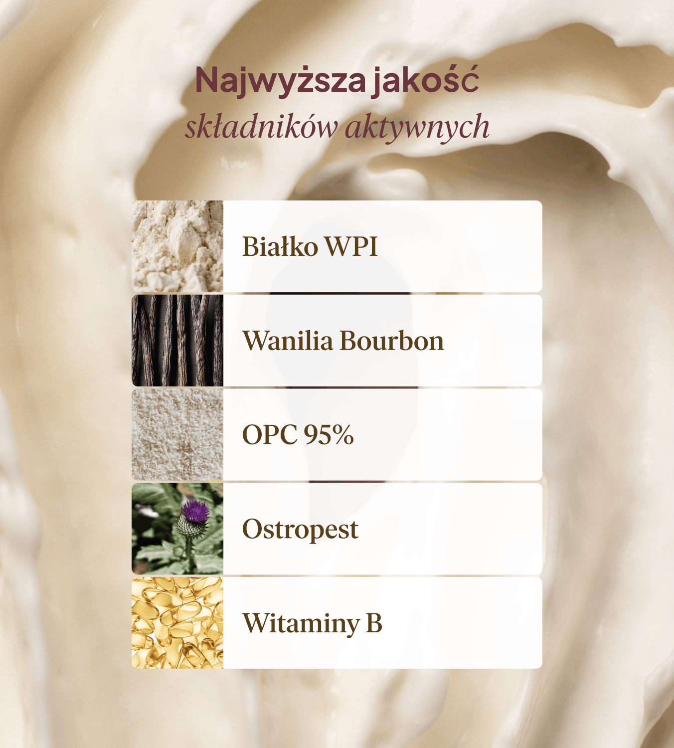 Białko Slim Protein, Wanilia Bourbon - 3 miesięczna kuracja