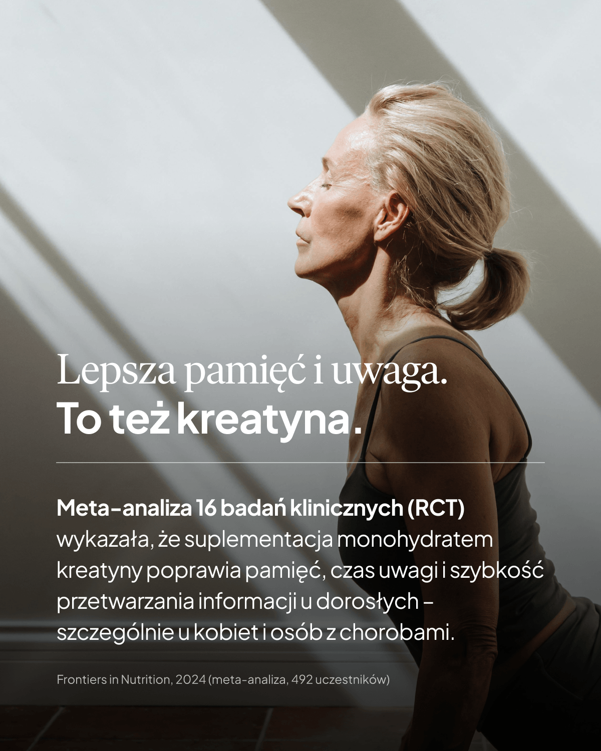 Kreatyna Monohydrat + B6, 5g, bezsmakowa - 4 miesięczna kuracja