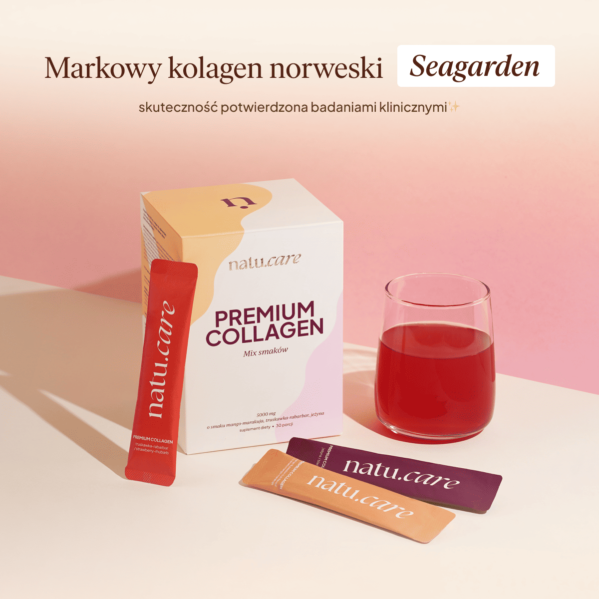 Kolagen Premium 5000 mg, Mix 3 Smaków