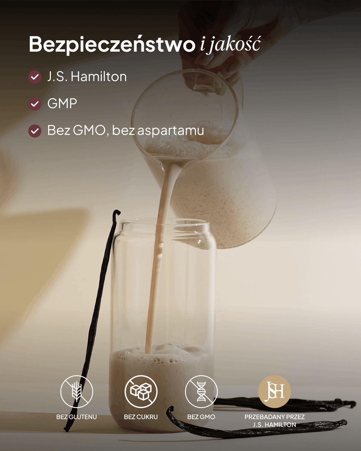Białko Slim Protein, Wanilia Bourbon - 3 miesięczna kuracja