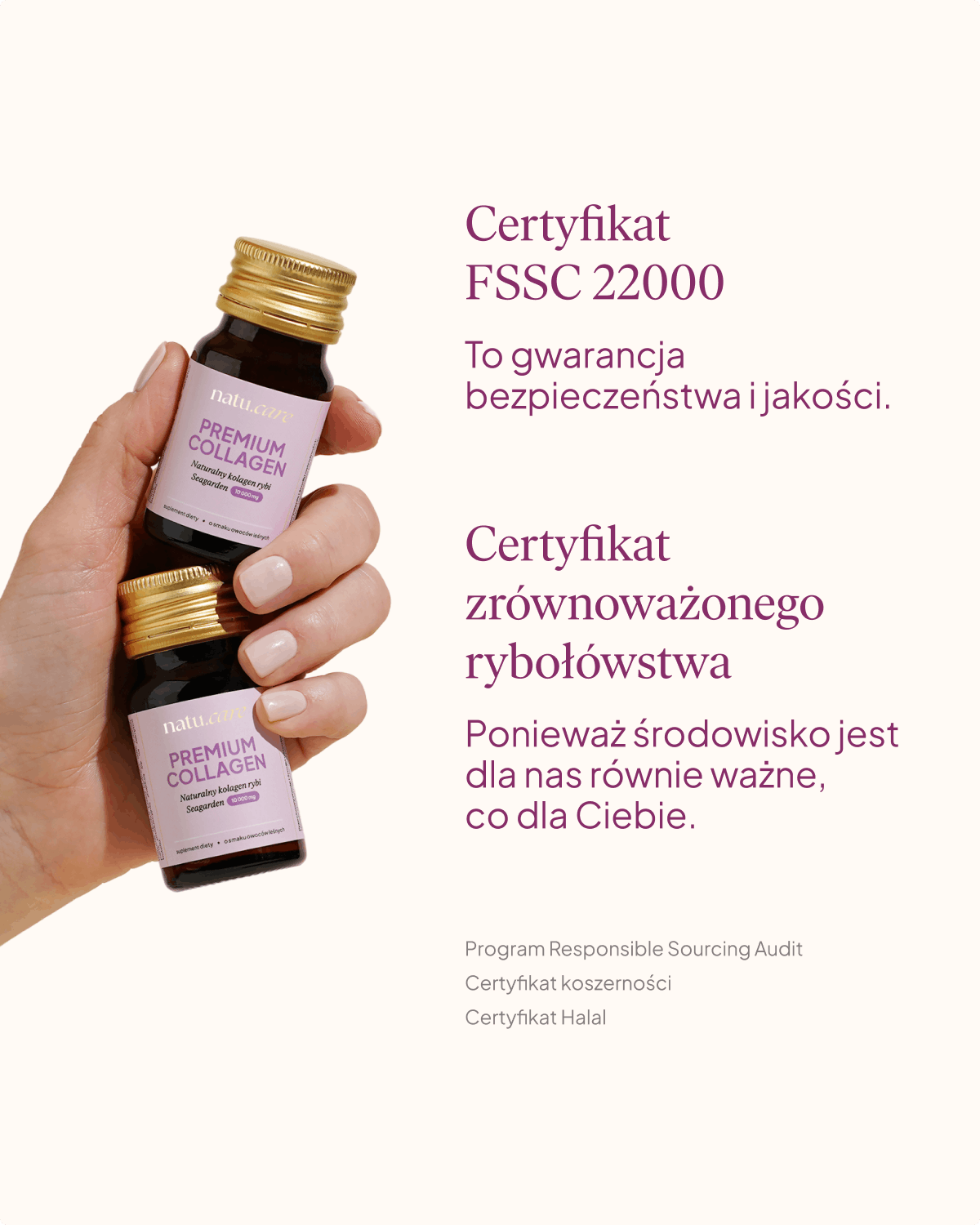 Kolagen Premium Shot 10000 mg, owoce leśne - 3 miesięczna kuracja