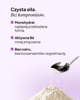 Kreatyna Monohydrat + B6, 5g, porzeczka-winogrono