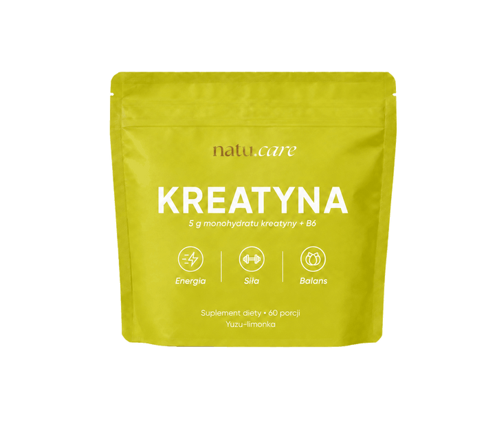 Kreatyna Monohydrat + B6, 5g, yuzu-limonka