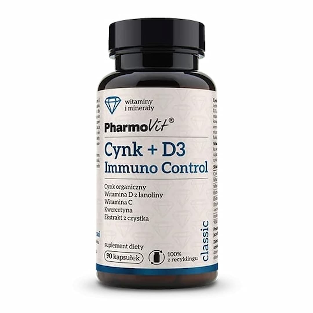 Cynk + D3 Immuno control, kapsułki
