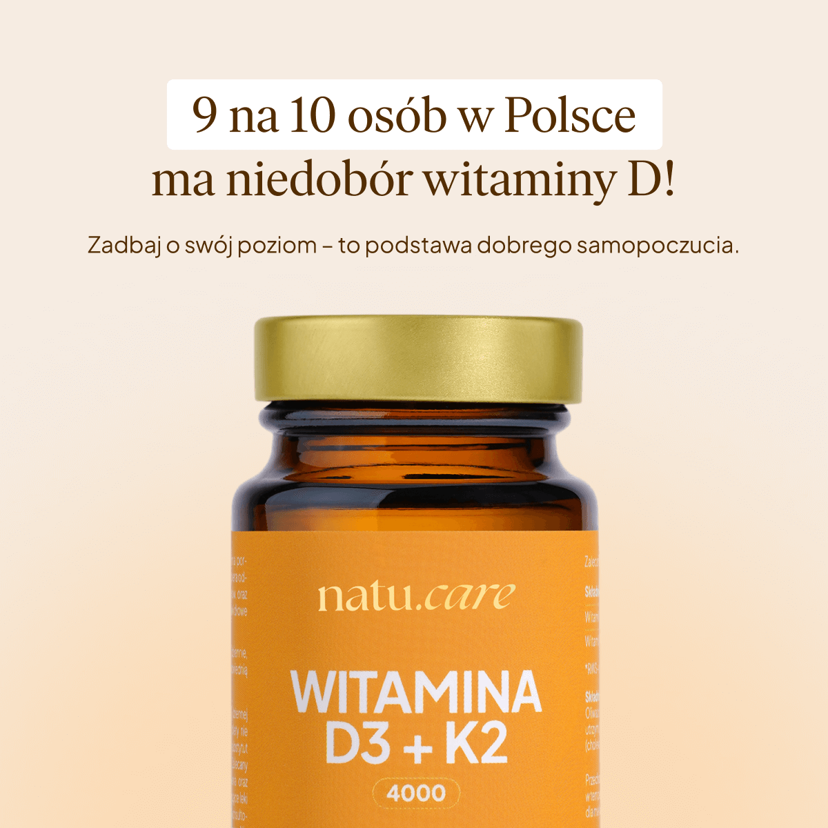Witamina  D3 4000 IU + K2 MK-7