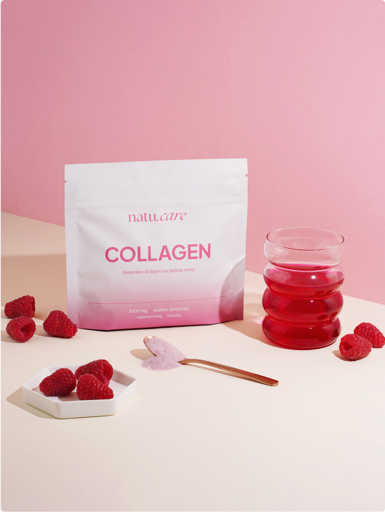 Kolagen 3000 mg, malina-żurawina