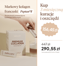 Kolagen Premium 5000 mg, bezsmakowy - 3 miesięczna kuracja