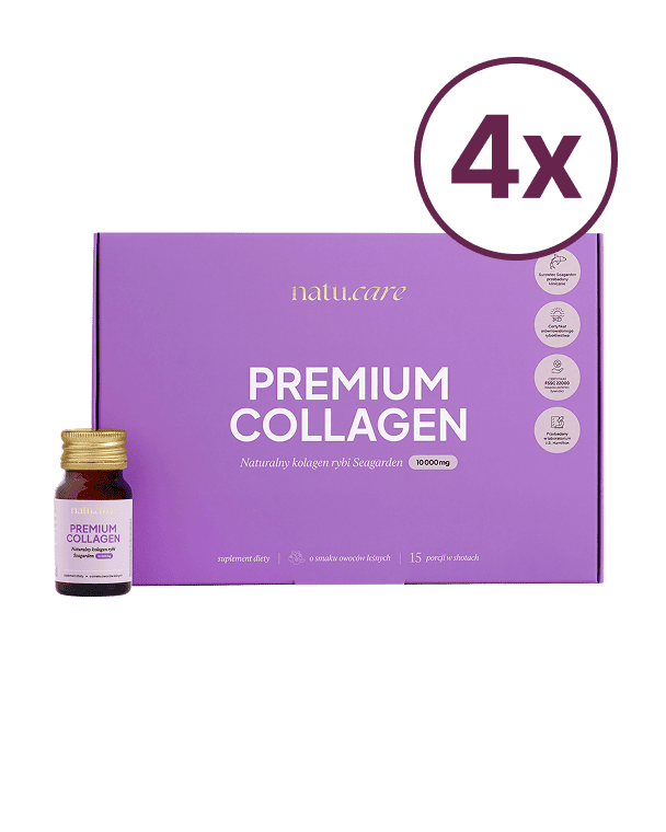 Kolagen Premium Shot 10000 mg, owoce leśne - 2 miesięczna kuracja