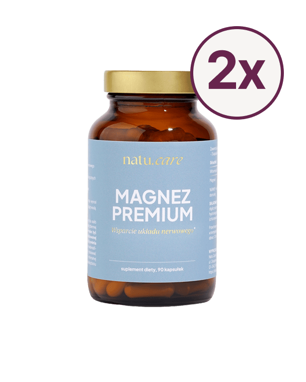 Magnez Premium + witamina B6 - 2 miesięczna kuracja