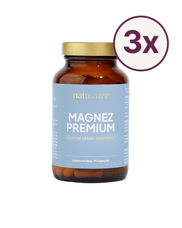 Magnez Premium + witamina B6 - 3 miesięczna kuracja