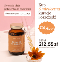 Premium Omega 3 TG 750 mg - 6 miesięczna kuracja