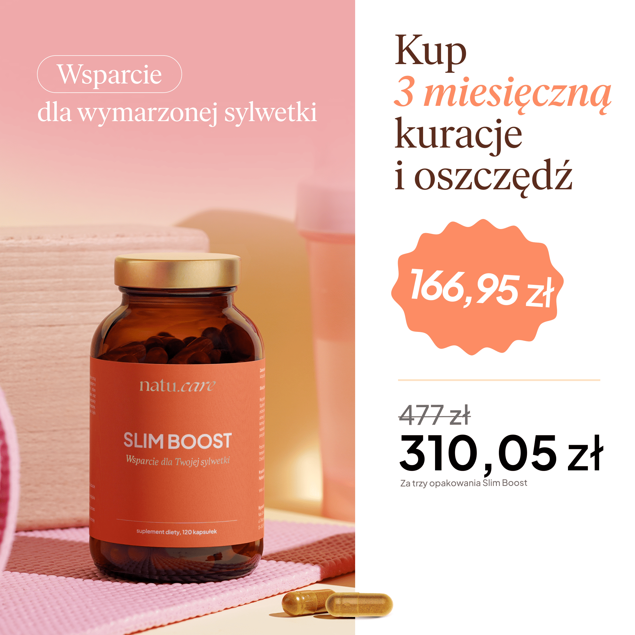 Slim Boost - Kształtowanie sylwetki - 3 miesięczna kuracja
