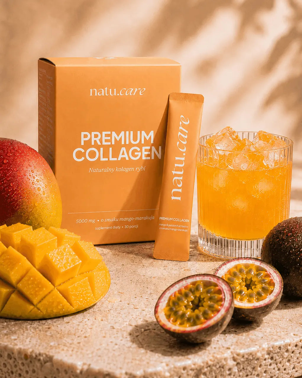 Kolagen Premium 5000 mg, mango-marakuja