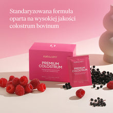 Premium Colostrum, malina-czarny bez