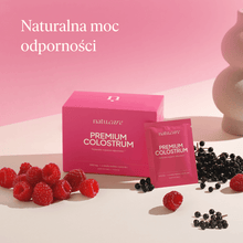 Premium Colostrum, malina-czarny bez