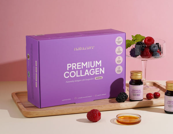 Ceneo: Natu.Care Kolagen Premium Shot 10000 mg, owoce leśne (30 shotów)
