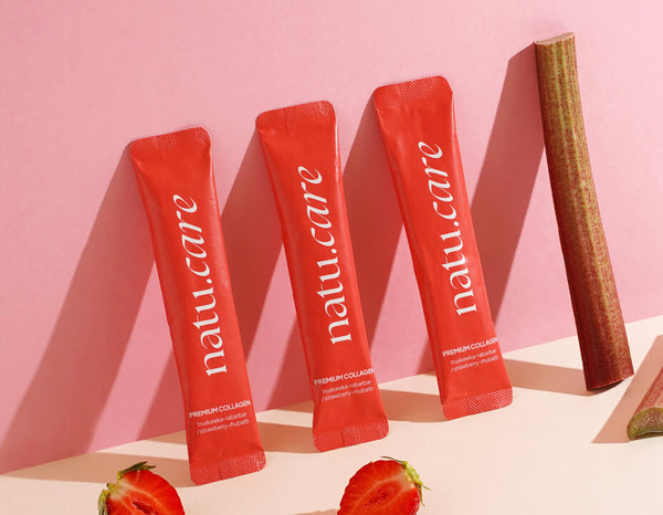 Kolagen Premium 5000 mg, truskawka-rabarbar: tester 3 saszetki