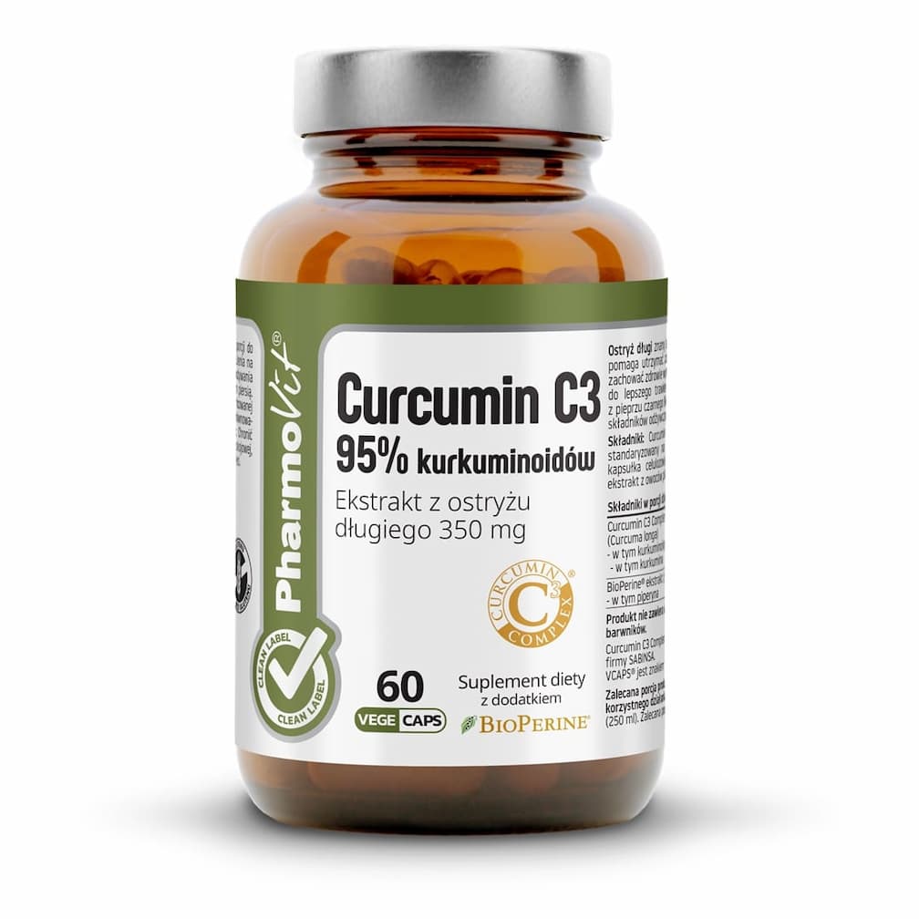 Curcumin C3 95% kurkuminoidów, 60 kapsułek