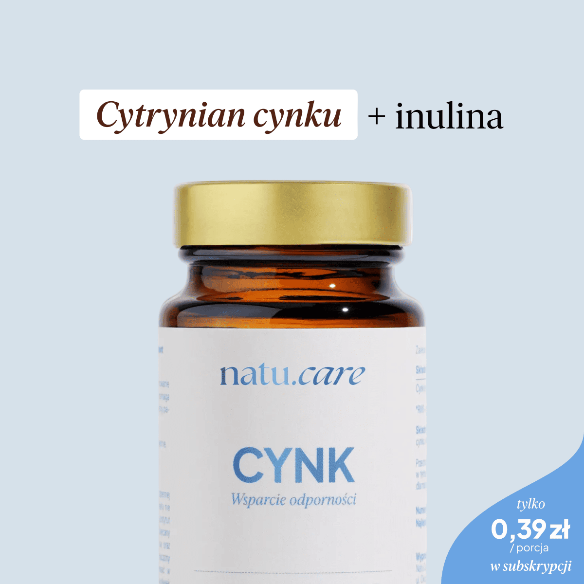 Cynk + inulina