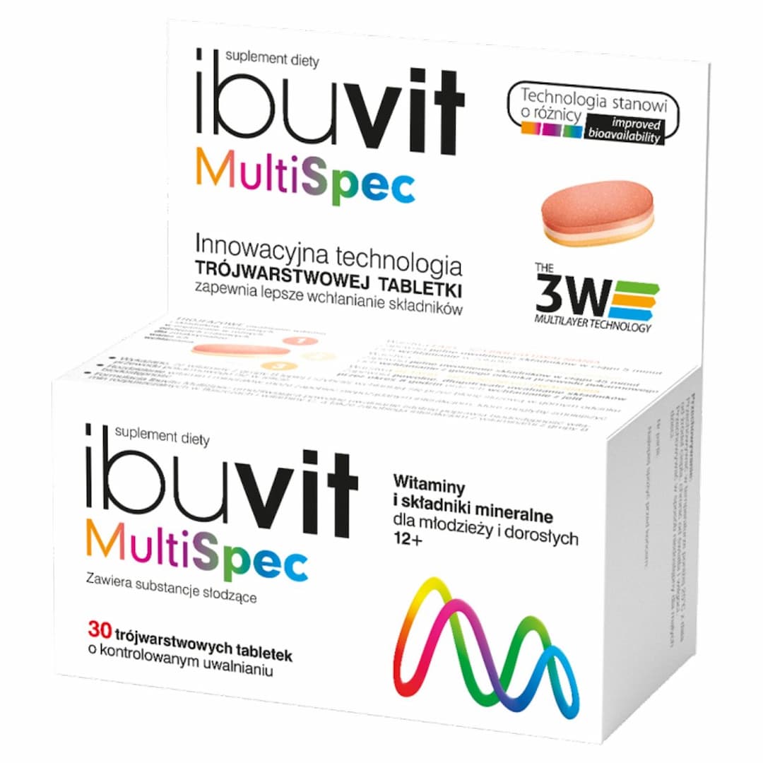 Ibuvit MultiSpec, witaminy i składniki mineralne