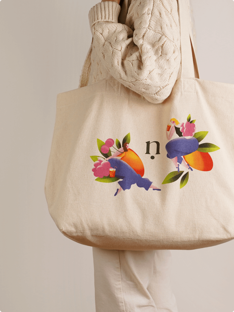 Natu.Care Prezent: Torba z ilustracją artystki: Dobrochna Łowicka