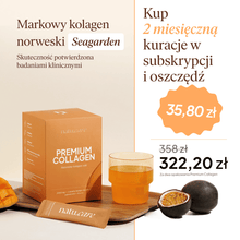 Kolagen Premium 5000 mg, mango-marakuja - 2 miesięczna kuracja