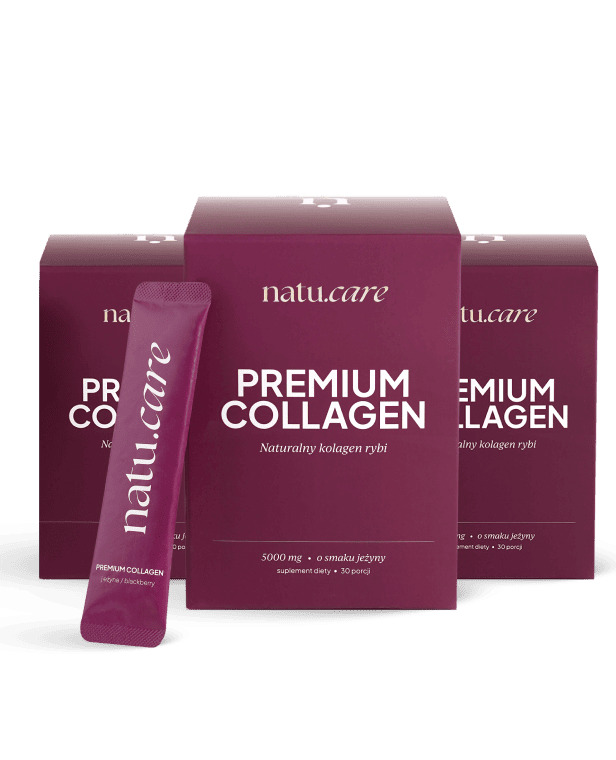 Kolagen Premium 5000 mg, jeżyna - 3 miesięczna kuracja