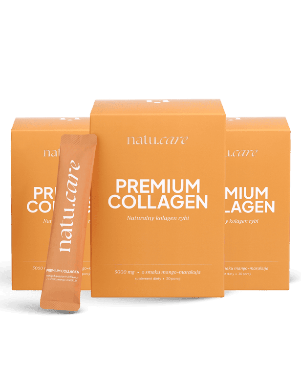 Kolagen Premium 5000 mg, mango-marakuja - 3 miesięczna kuracja