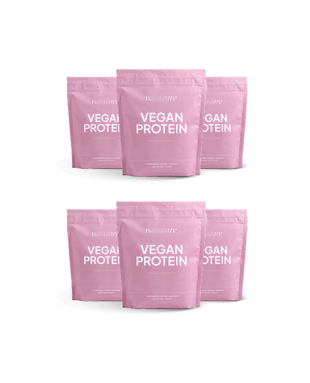 Białko Wegańskie, biała czekolada - malina - 3 miesięczna kuracja