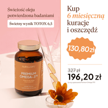 Premium Omega 3 TG 750 mg - 6 miesięczna kuracja