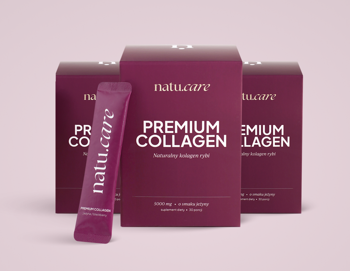 Kolagen Premium 5000 mg, jeżyna - 3 miesięczna kuracja