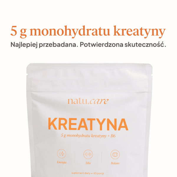 Natu.Care Kreatyna+B6, bezsmakowa