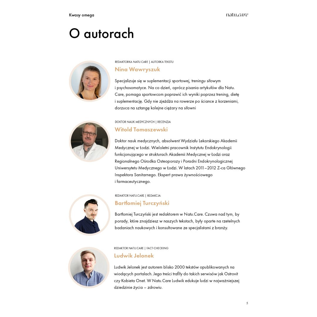 Prezent - ebook "Kwasy omega. Wszystko, co musisz wiedzieć"