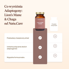 Ceneo: Natu.Care Adaptogeny: Lion's Mane + Chaga, soplówka jeżowata
