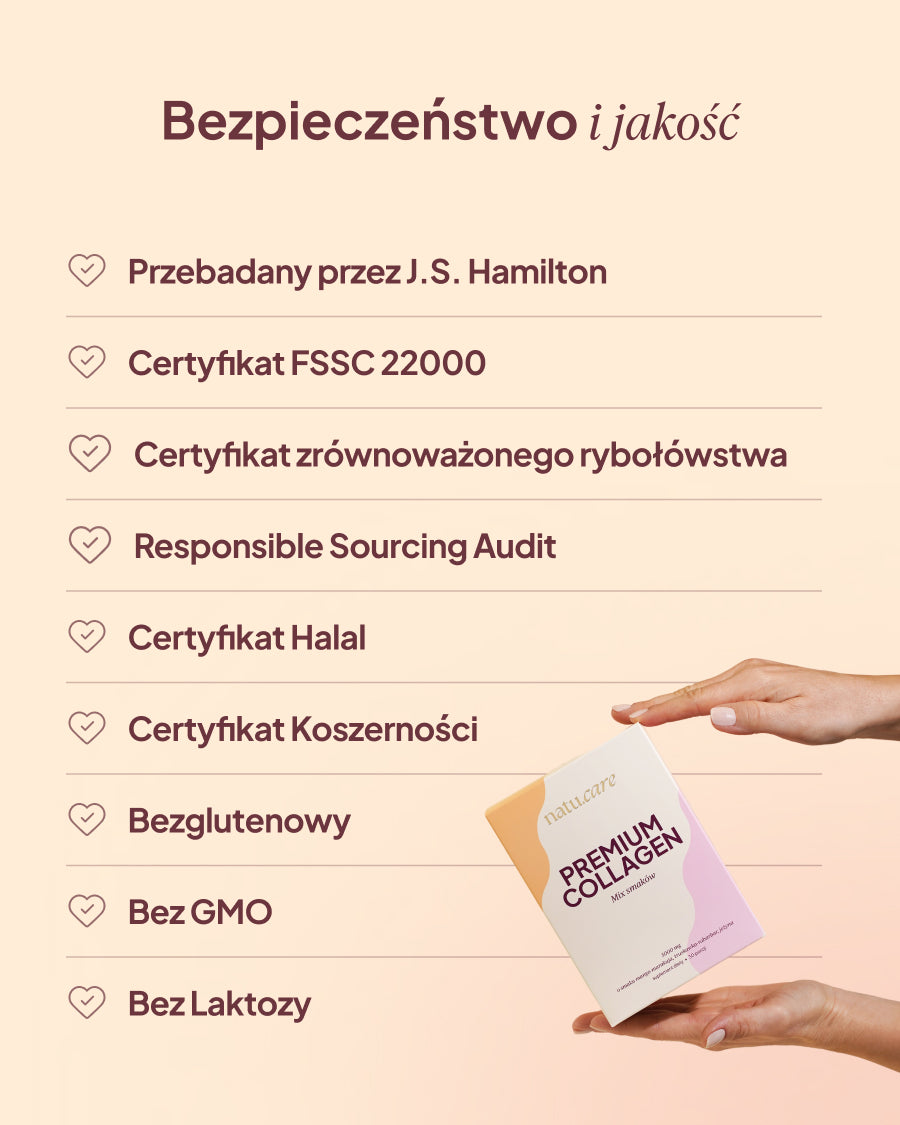 Kolagen Premium 5000 mg, Mix 3 Smaków