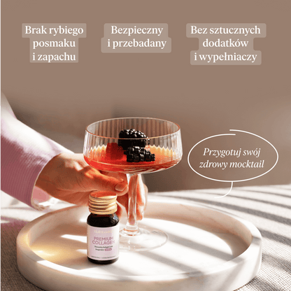 Kolagen Premium Shot 10000 mg, owoce leśne (15 shotów)
