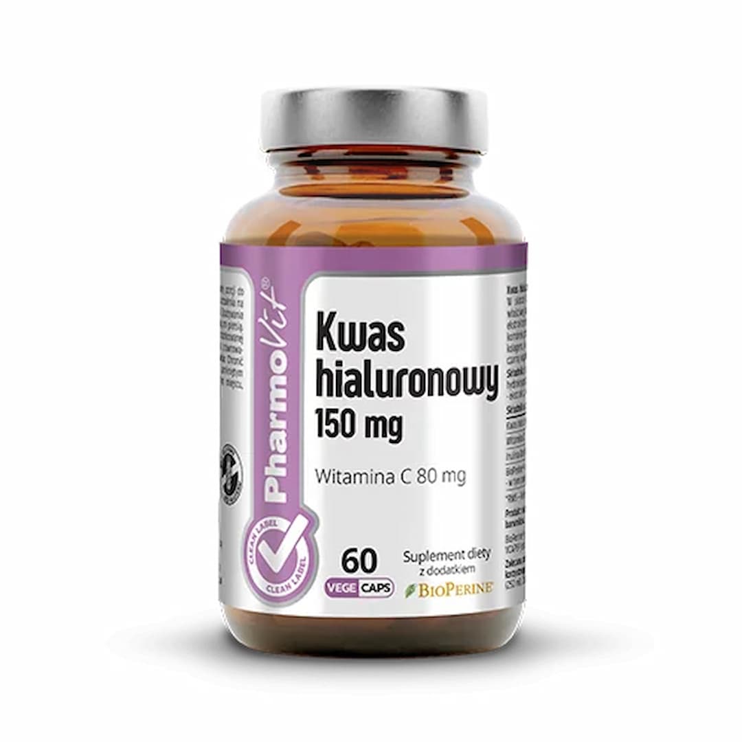 Kwas hialuronowy 150 mg, 60 kapsułek