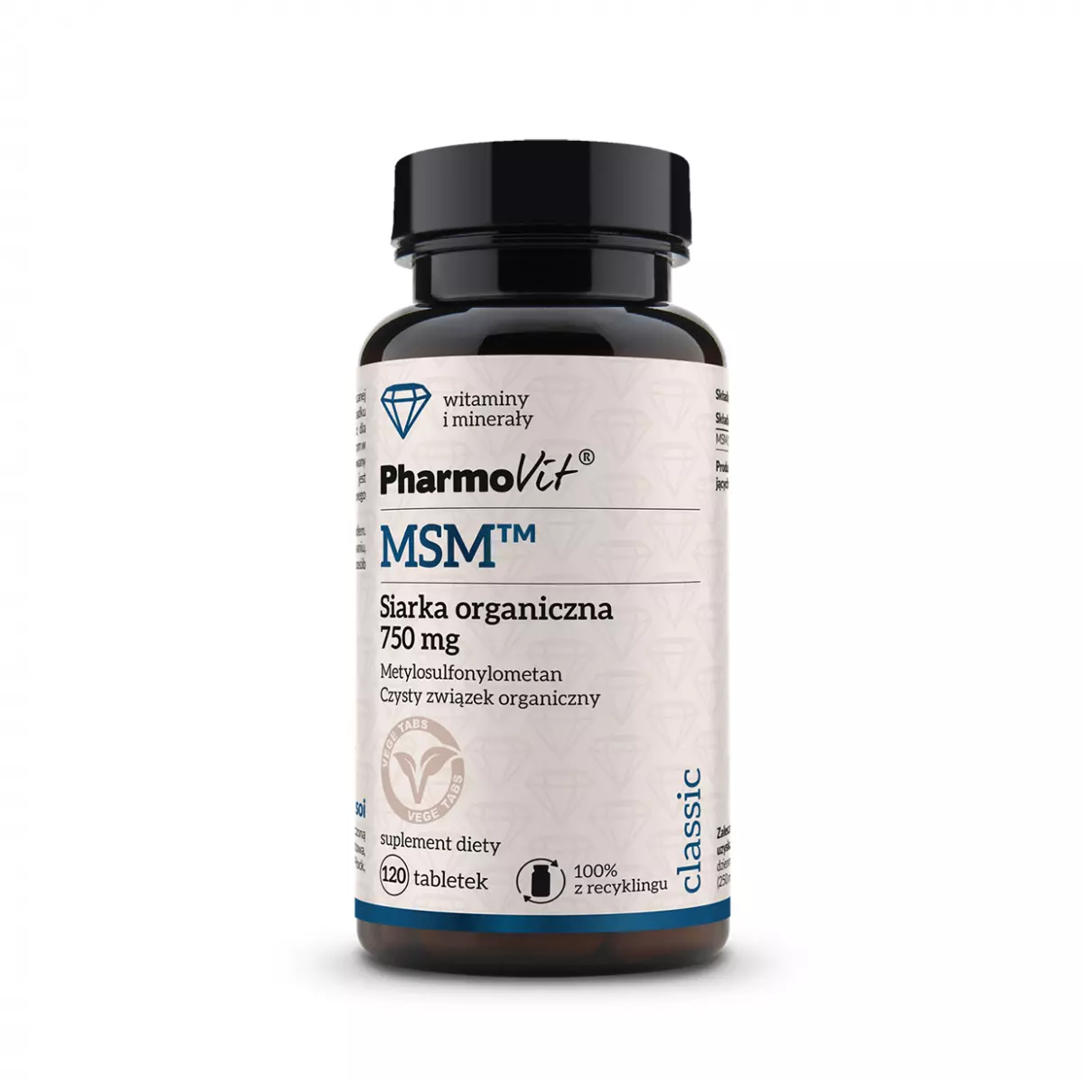 MSM (siarka organiczna), tabletki