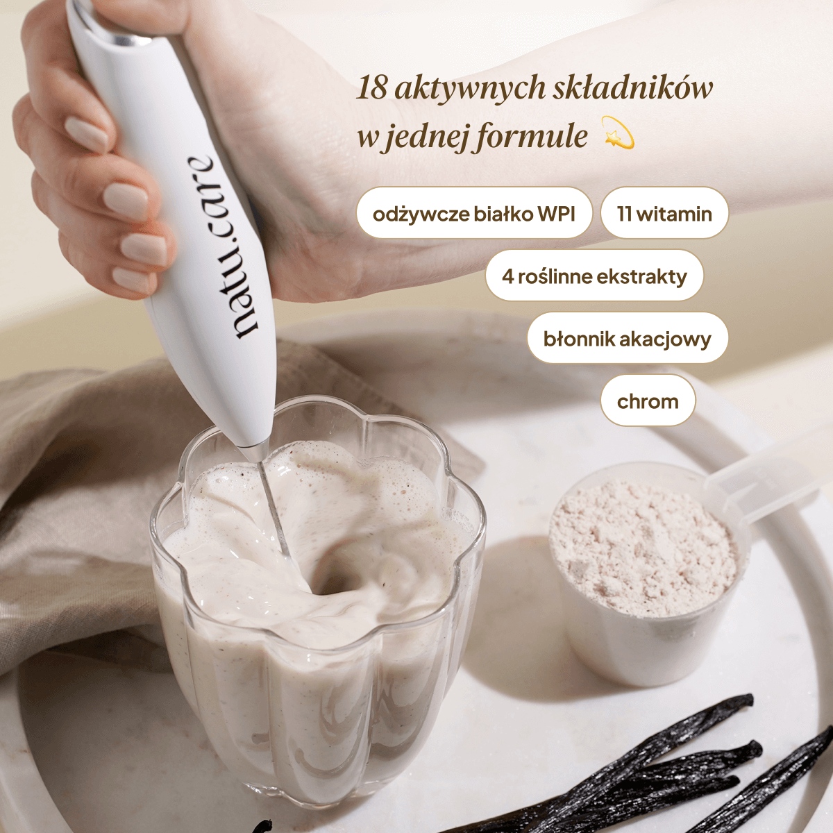 Slim Protein, Wanilia Bourbon - 3 miesięczna kuracja